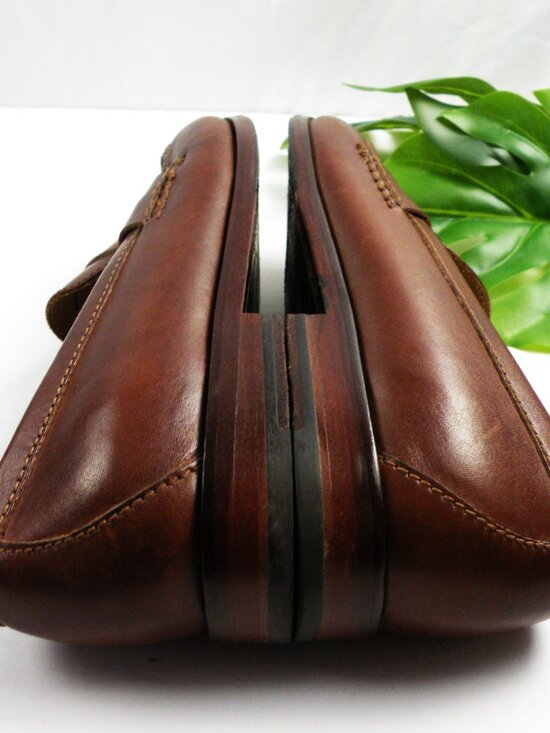 Cole Haan OS Dark Brown Pinch Penny Loafers Mens 8W